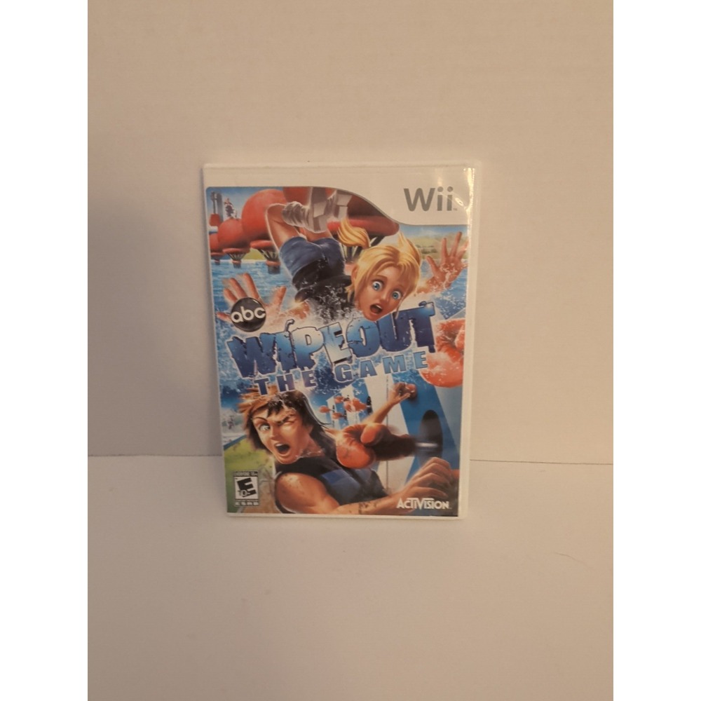 Wipeout The Game Nintendo Wii ABC TV Series Sports Game with Wipeout 2 Disc